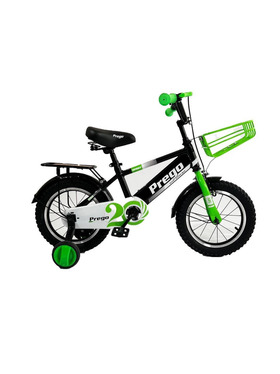 Двухколесный велосипед Prego 14D зеленый