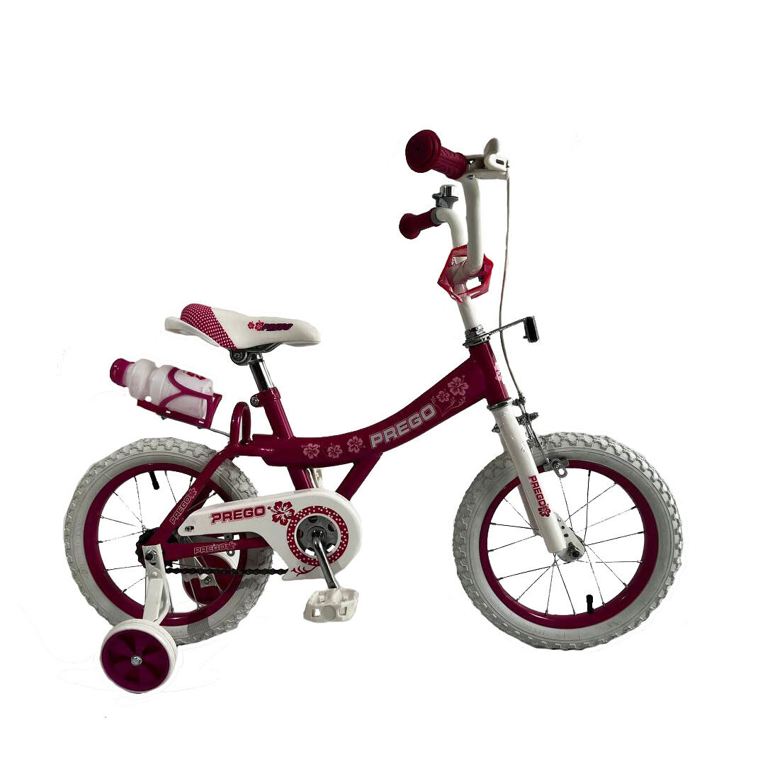 Детский двухколесный велосипед Prego 12D розовый
