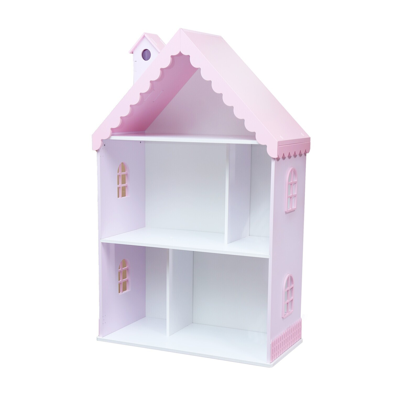 Кукольный домик Вероника (бело-розовый)