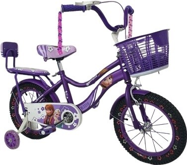 Велосипед Kids Принцесса 14 M фиолетовый