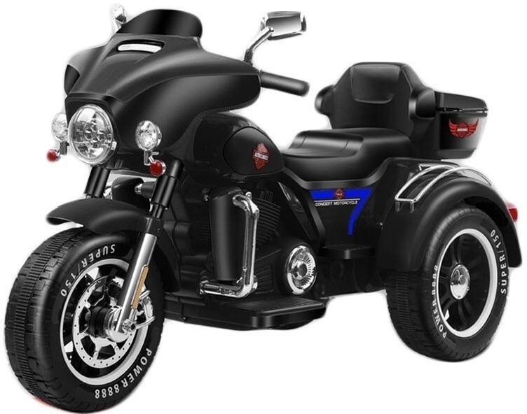 Электромобиль Ridechild Harley Davidson 5288 черный