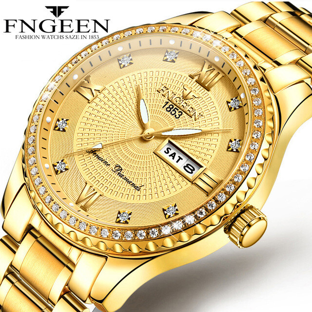 Rolexable waterproof men&#39;s quartz watch