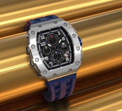 TSAR BOMBA Mens Watches Top Brand Luxury Tonneau Design