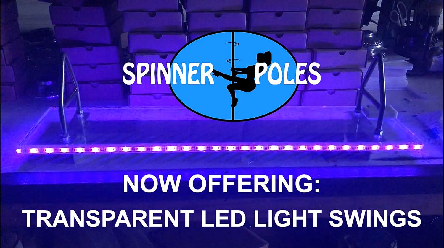 Transparent LED Light Swing