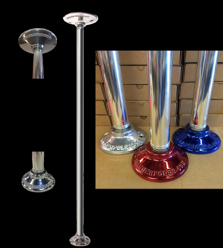 Heavy Duty Commercial Spinning Permanent Poles (9.1 feet to 11.8 feet)