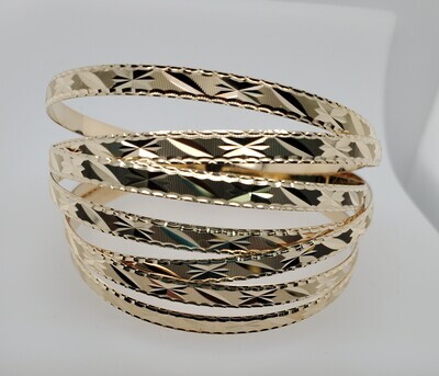 BRAND NEW!! 10KT 7 DAY BANGLE SET INVENTORY # I-18267 75TH AVE