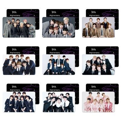 BTS 9th Anniversary Photo Cards