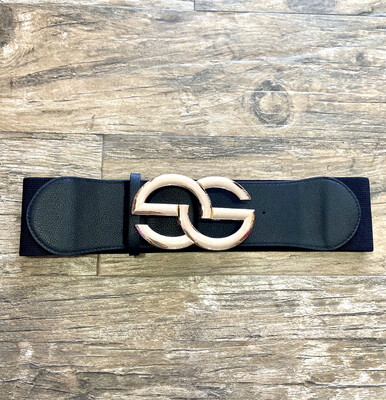 Black Gold GG Spandex Belt