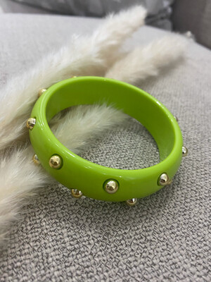 Light Green Studded Bracelet
