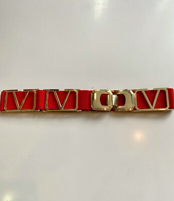Red Valentino Inspired Spandex Belt