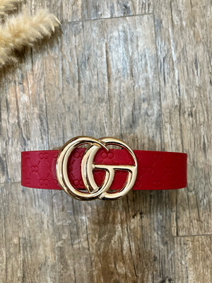 Red GG Belt