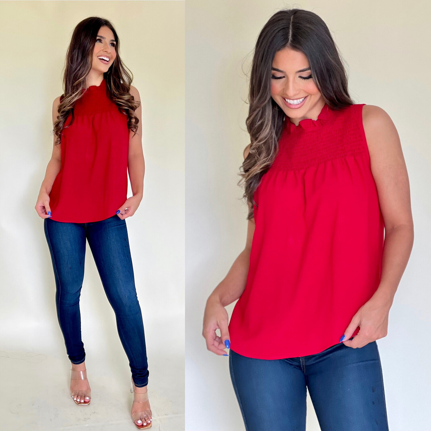 Red Doll Blouse 