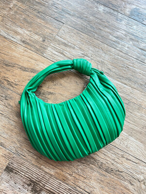 Emerald Green Round Handbag