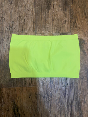 Neon Yellow Seamless Top (One Size)