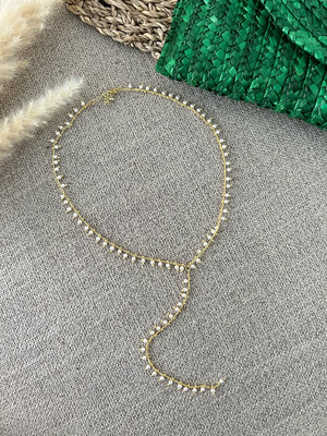 Little Pearls Gold Chain Necklace