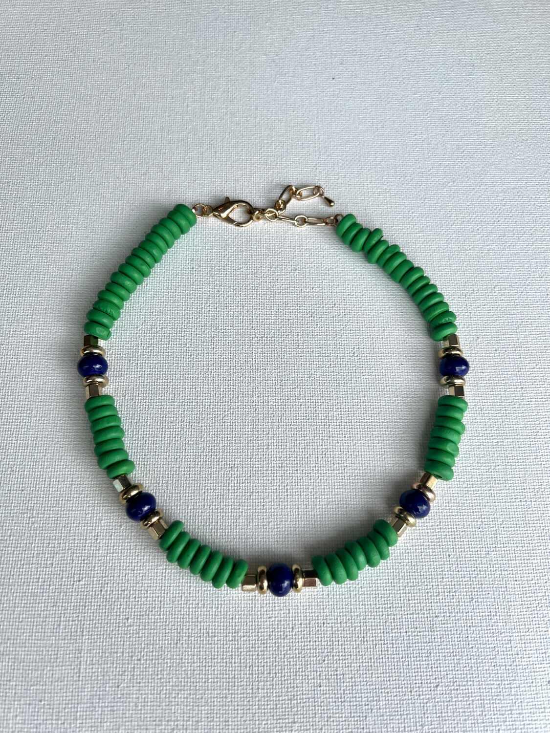 Green Navy Beads Necklace