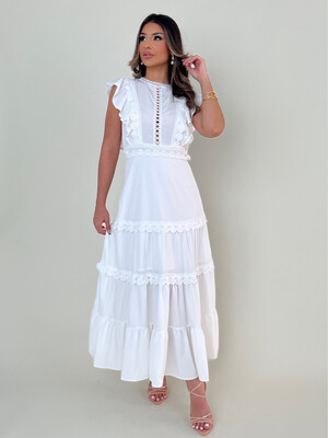 Beautiful White Maxi Dress