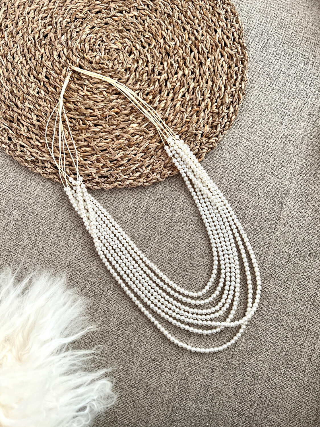 Beautiful Pearls Layers Necklace