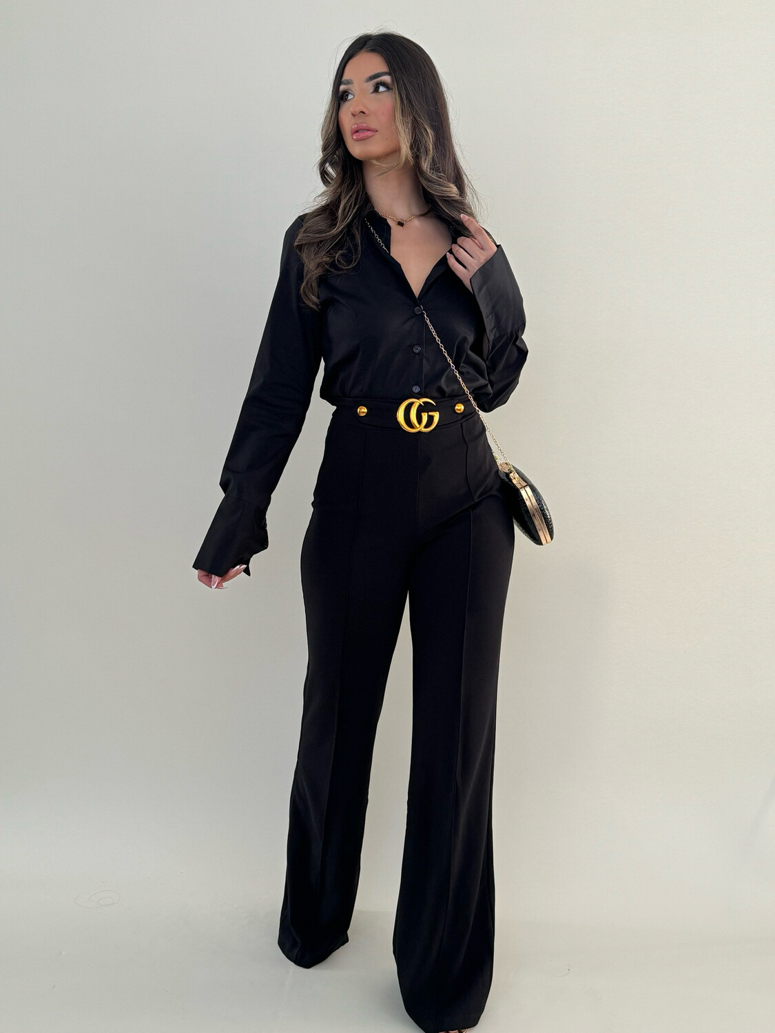 Black Gucci Inspired Pants