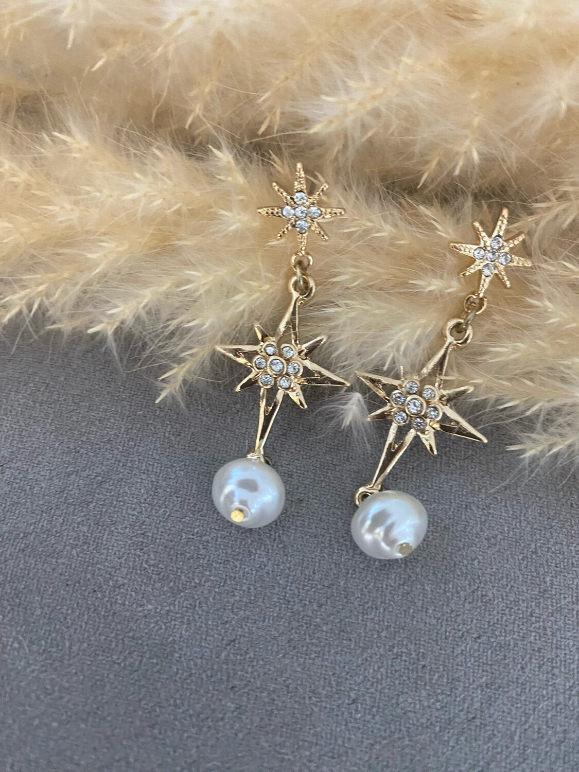 Stars & Pearls Earrings