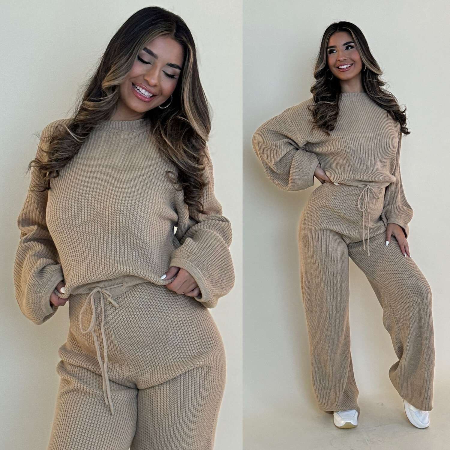 Taupe Lounge Travel Jumpsuit