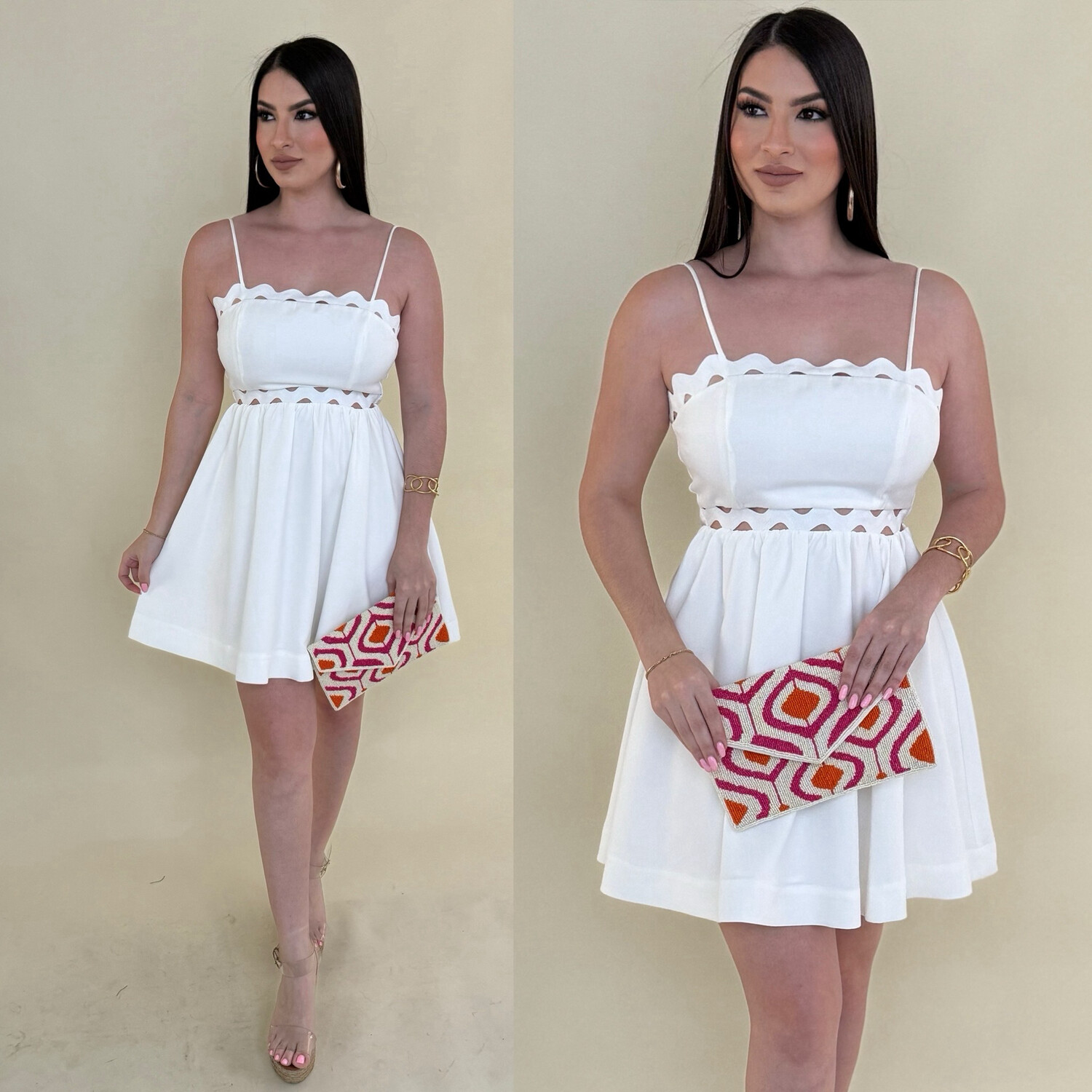 White Illusion Dress