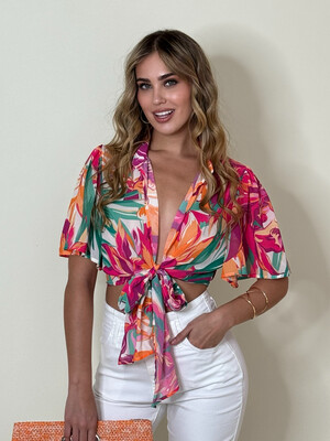 Oahu Knotted Blouse