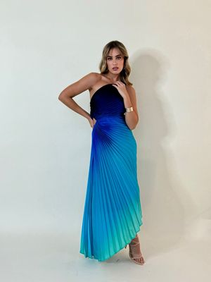 Ocean Breeze Asymmetrical Dress