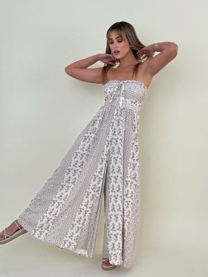 Aire Strapless Loose Jumpsuit