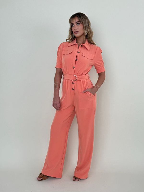 Kiana Peach Jumpsuit