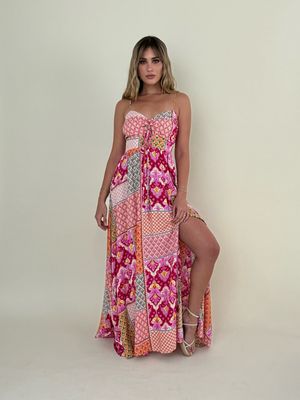 Amalfi Pink Maxi Dress