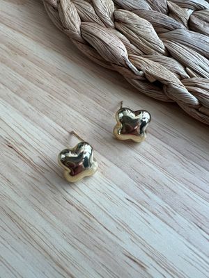 Gold Lucky Charm Earrings