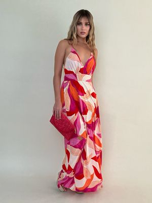 Vivid Colors Maxi Dress