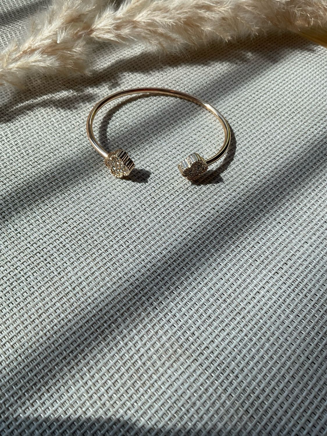 Gold Clover Cuff