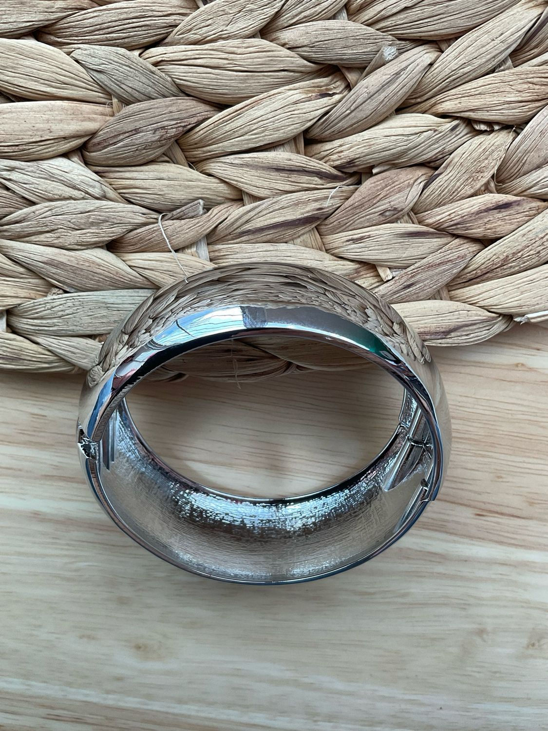 Silver Liquid Bracelet