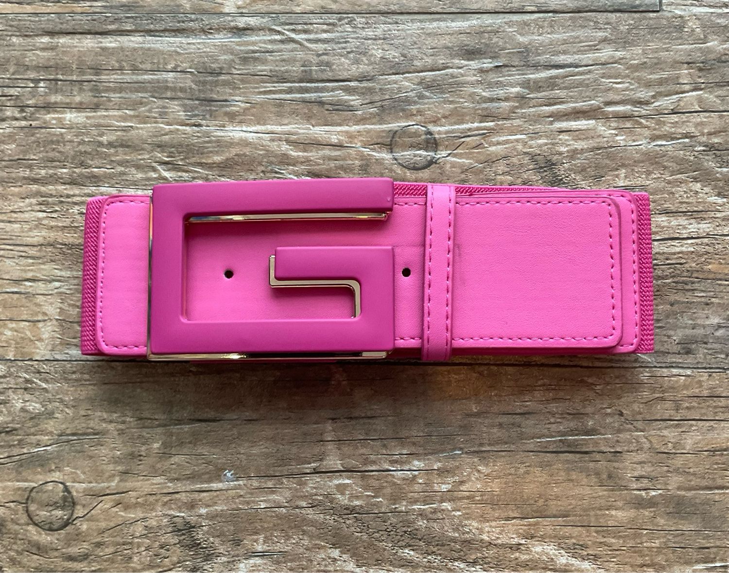 Fuchsia Spandex Belt