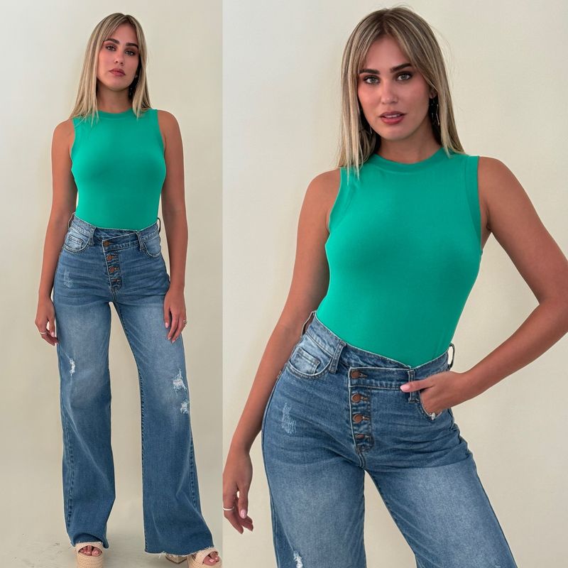 Green Basic Top (One Size)