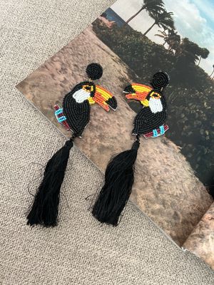 Tucan Paradise Handcrafted Earrings