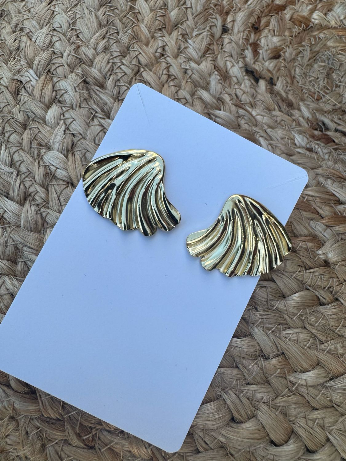 Gold Shell Earrings