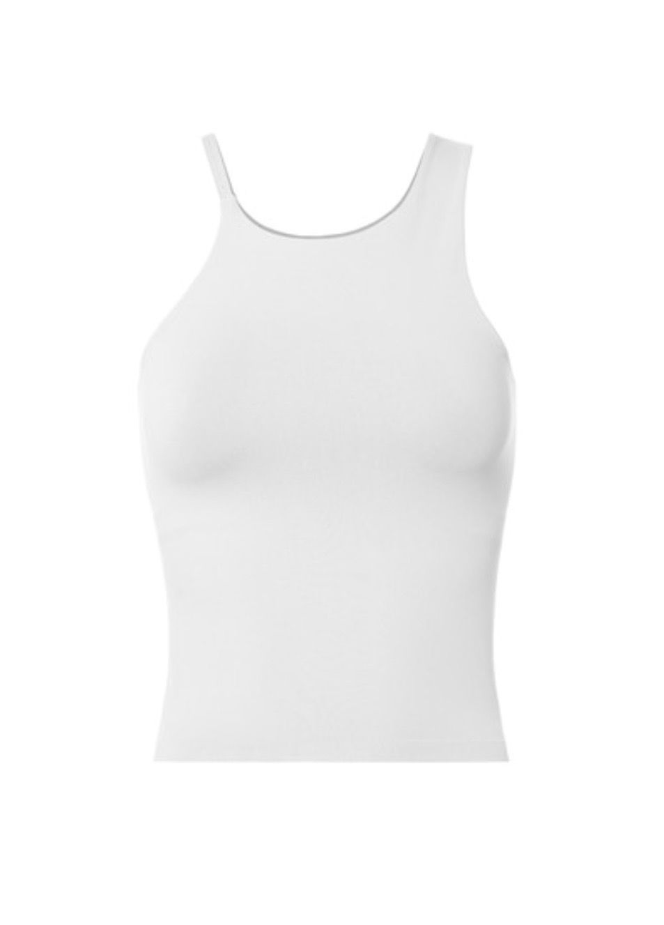 White Asymmetric Strap Top (One Size)