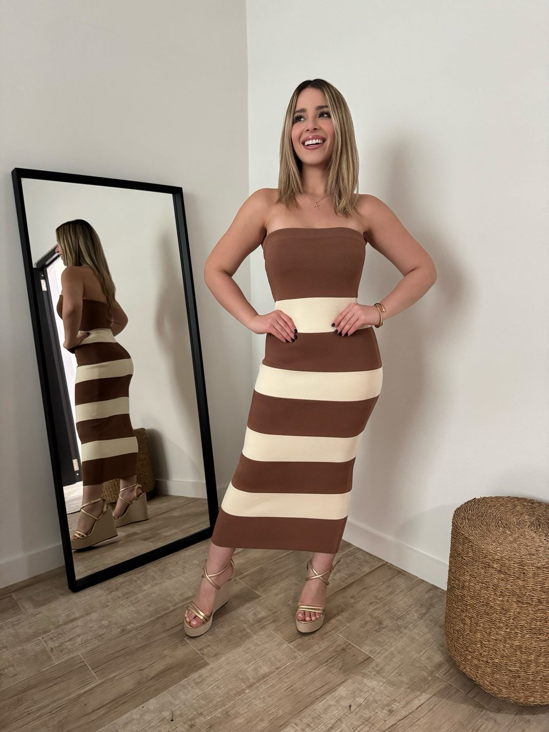 Mocha Love Midi Dress
