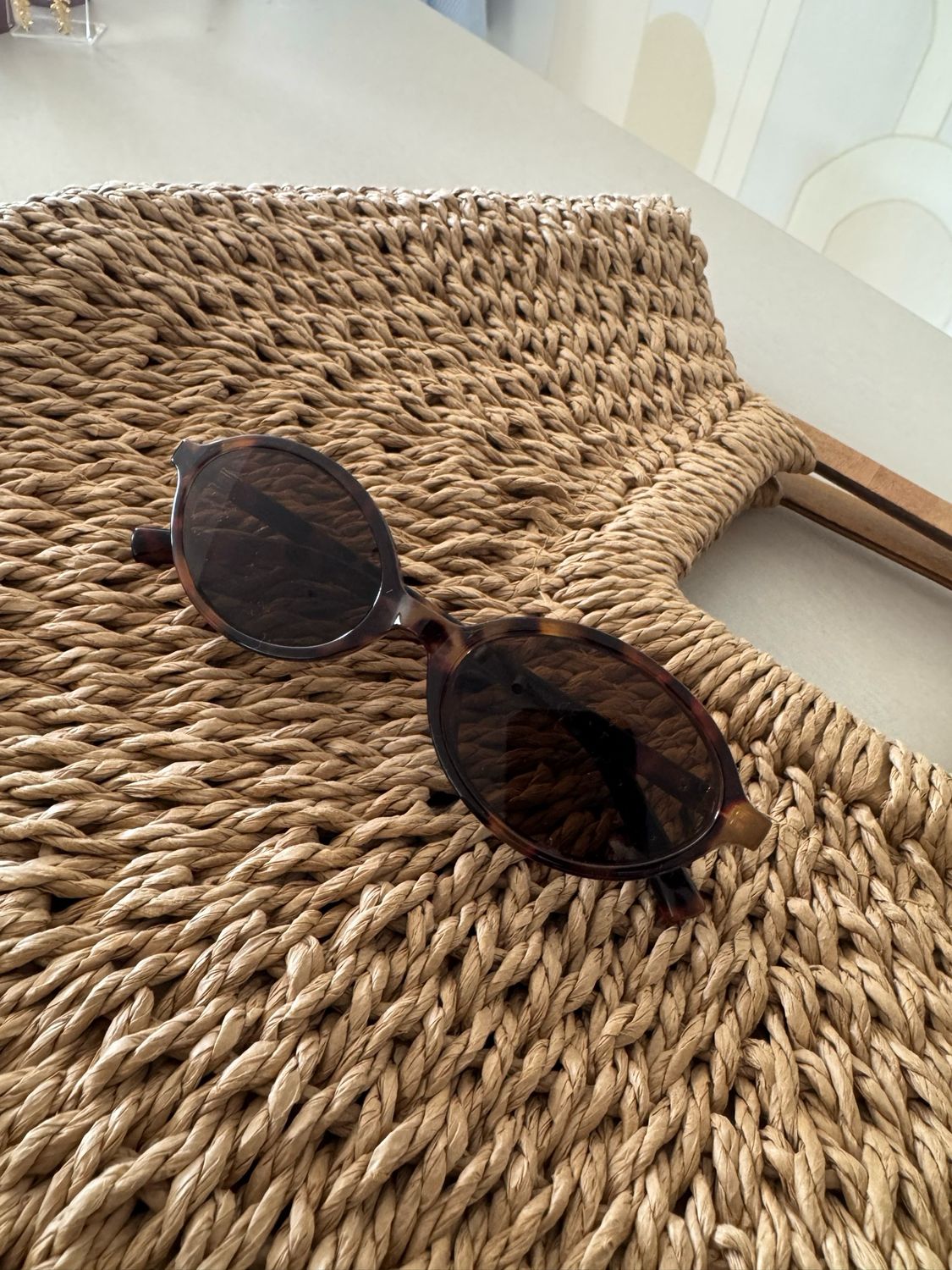 Miu Tortoise Sunglasses