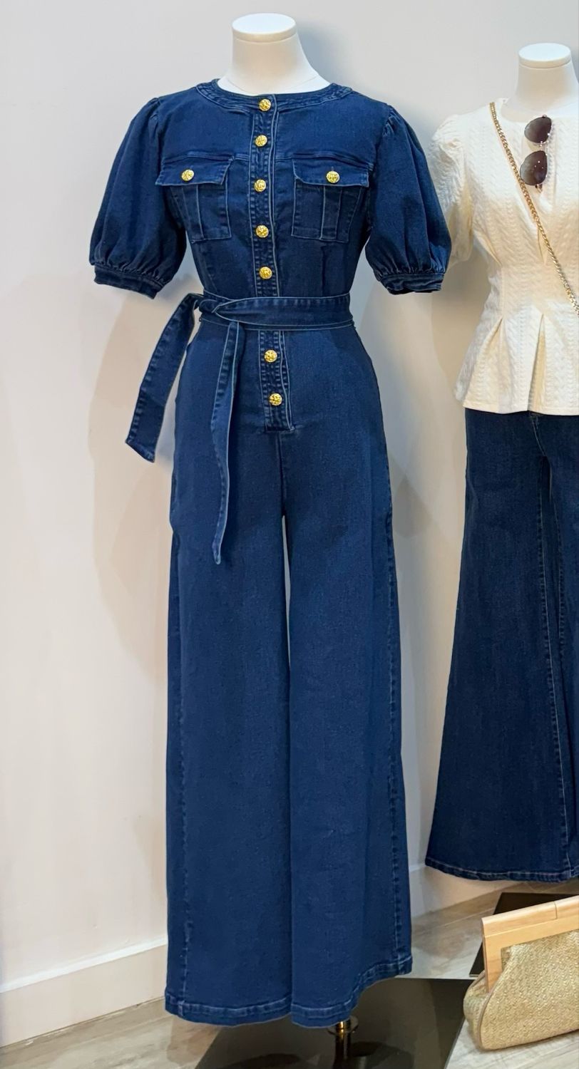 Dark Denim Jumpsuit
