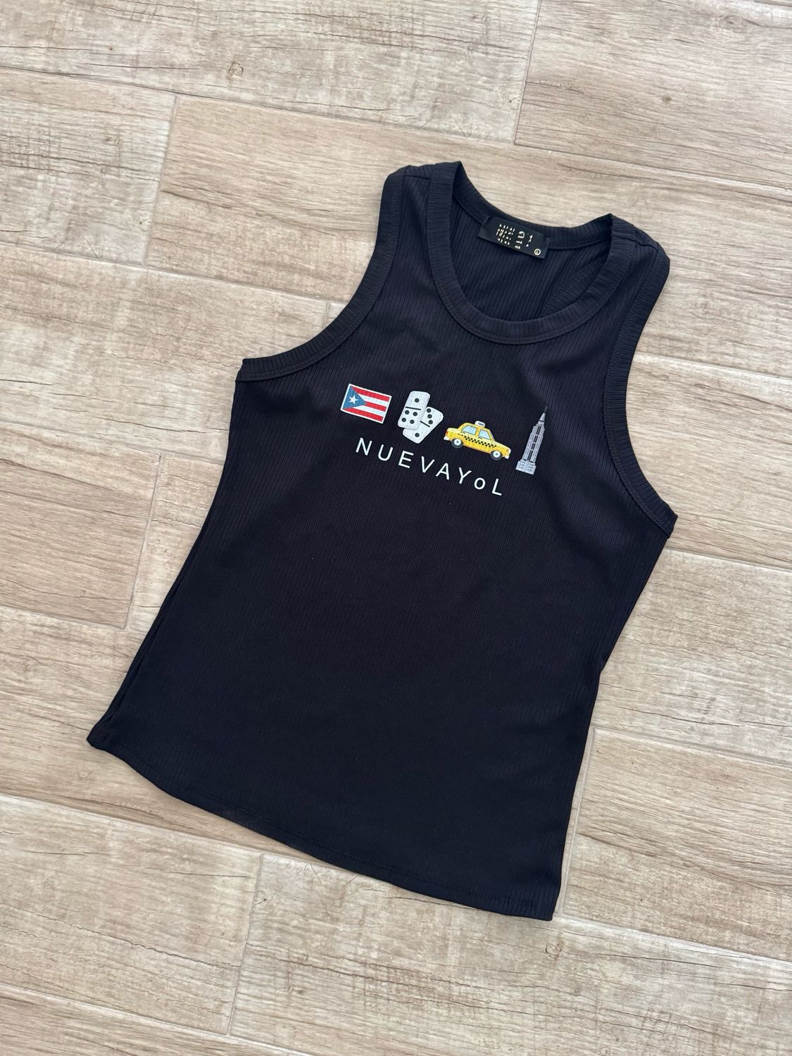 Nuevayol Black Tank Top
