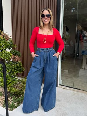 Highwaisted Braid Jeans