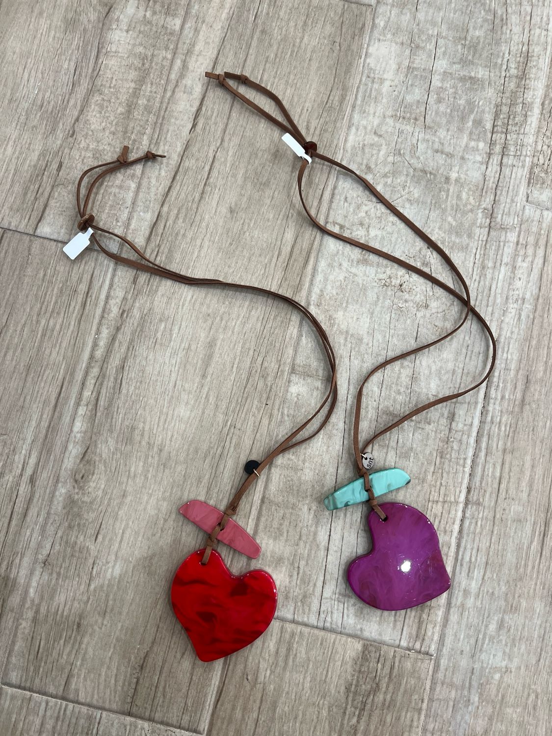 Two Hearts Necklaces $38 Each