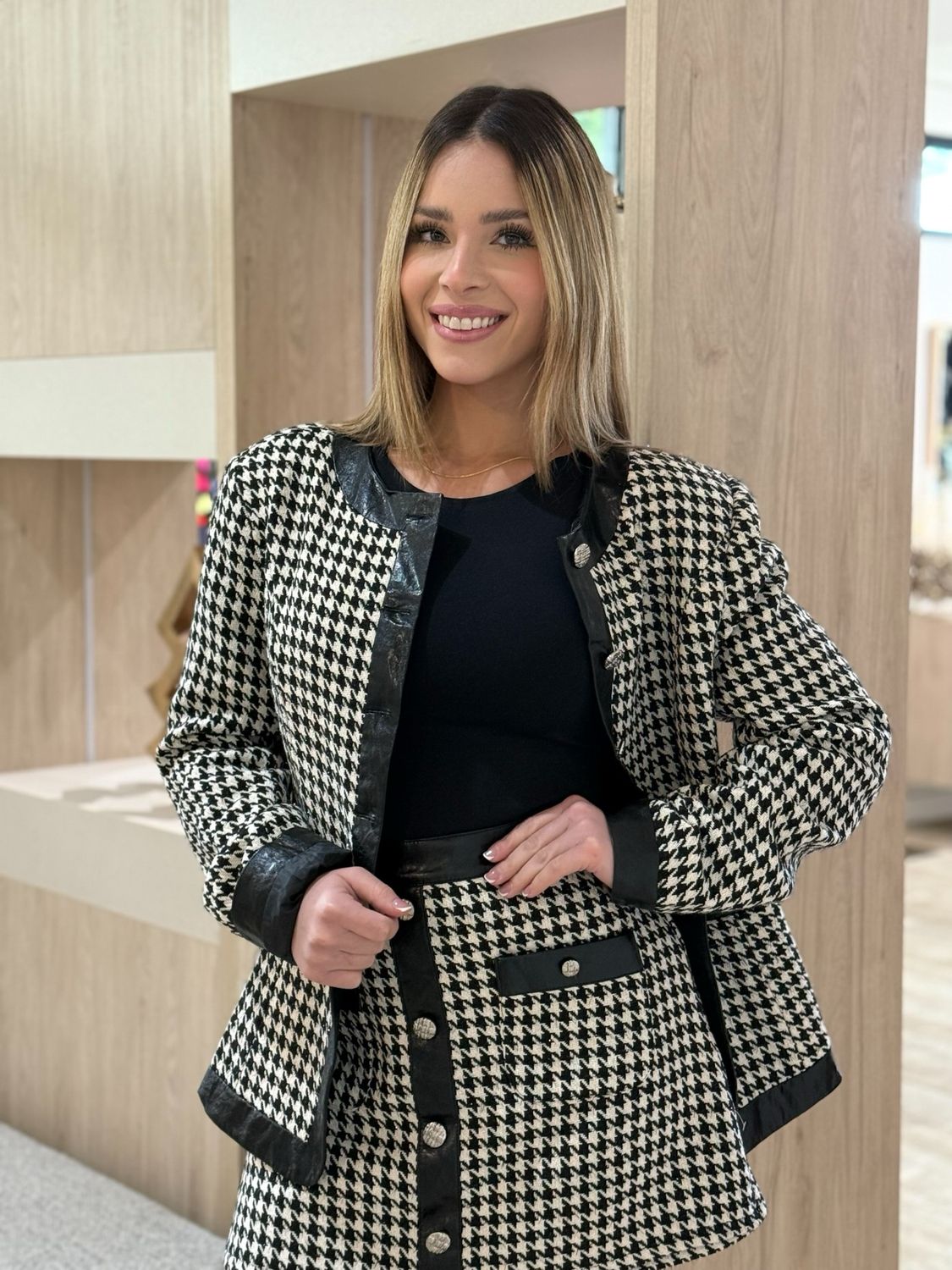 Paris Black Classic Tweed Jacket