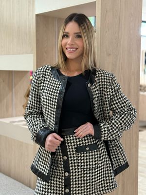 Paris Black Classic Tweed Jacket