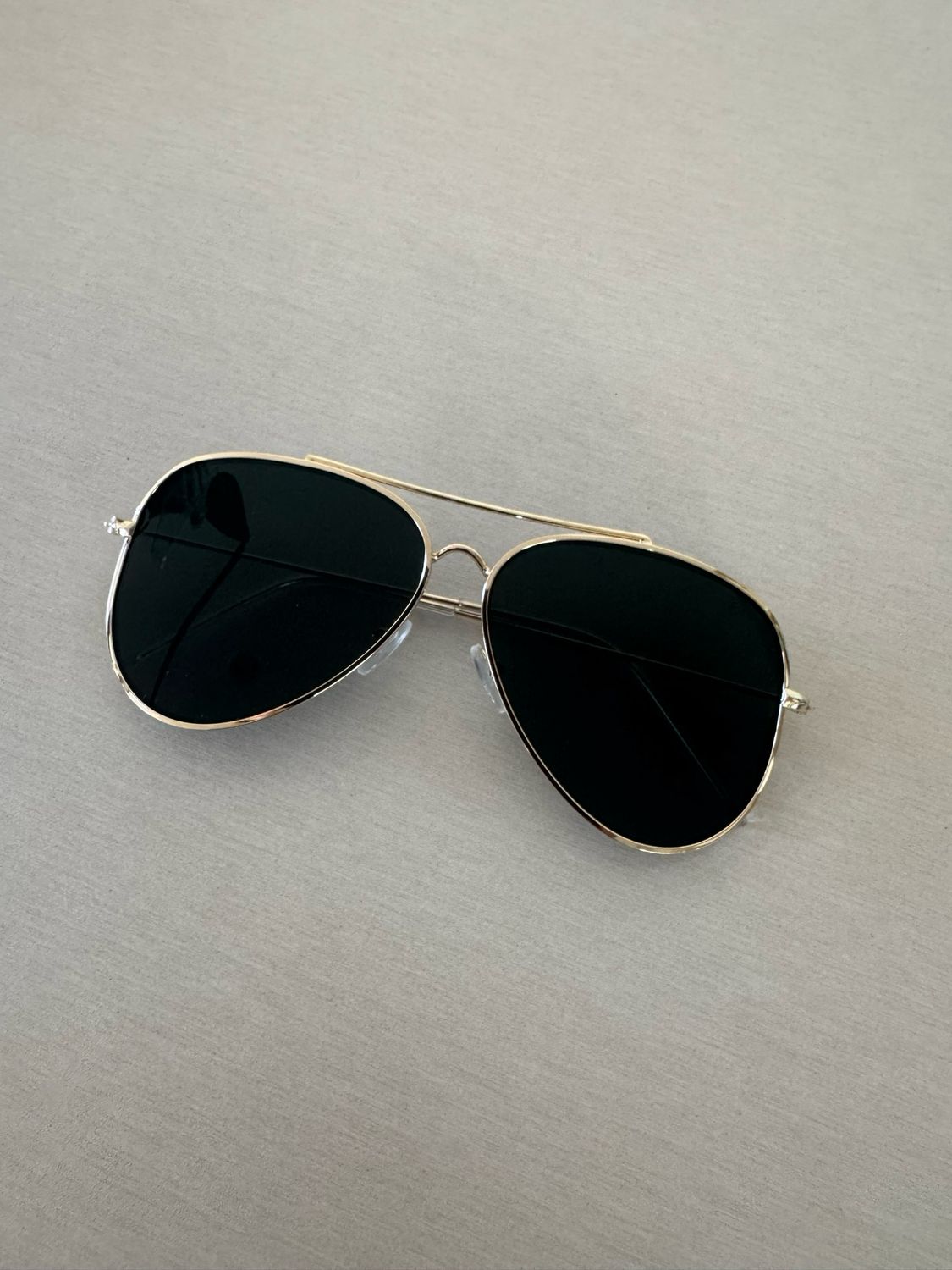 Golden Aviator Sunglasses