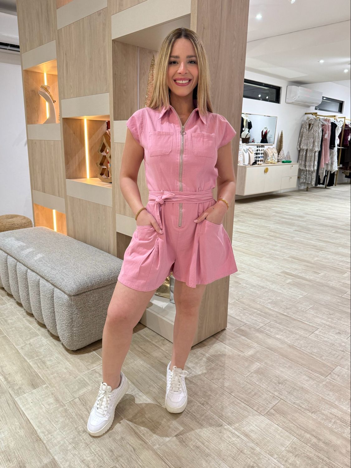 Baby Pink Romper Baby Pink Romper